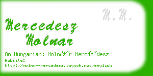 mercedesz molnar business card